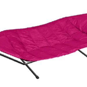 Hamac design - Couleur rose - L.3300 x l.1200 x H.1100 mm - Fatboy® Headdemock