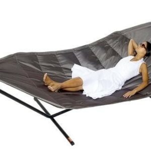 Hamac design - Couleur taupe - L.3300 x l.1200 x H.1100 mm - Fatboy® Headdemock