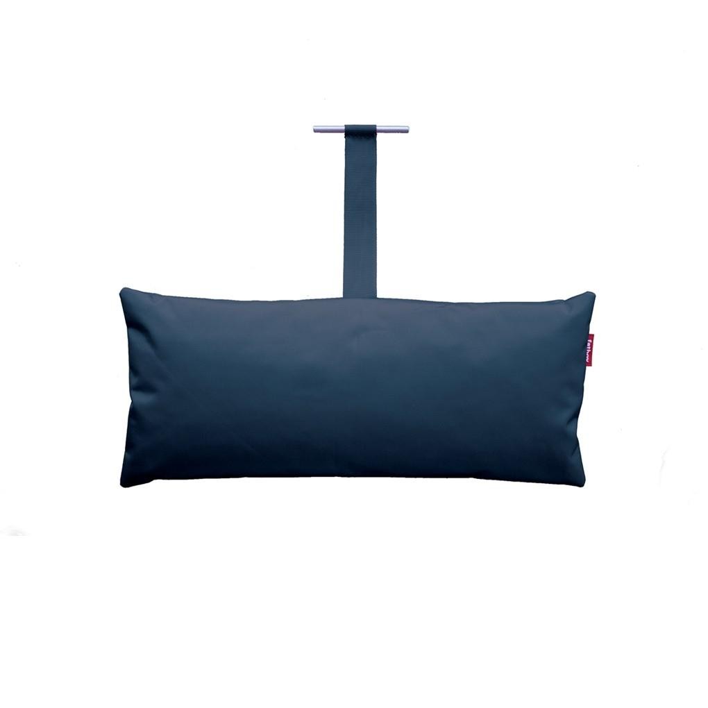 Coussin "Pillow Fatboy® Headdemock" - Nylon bleu foncé - Dim°. L.710 x H.310 mm