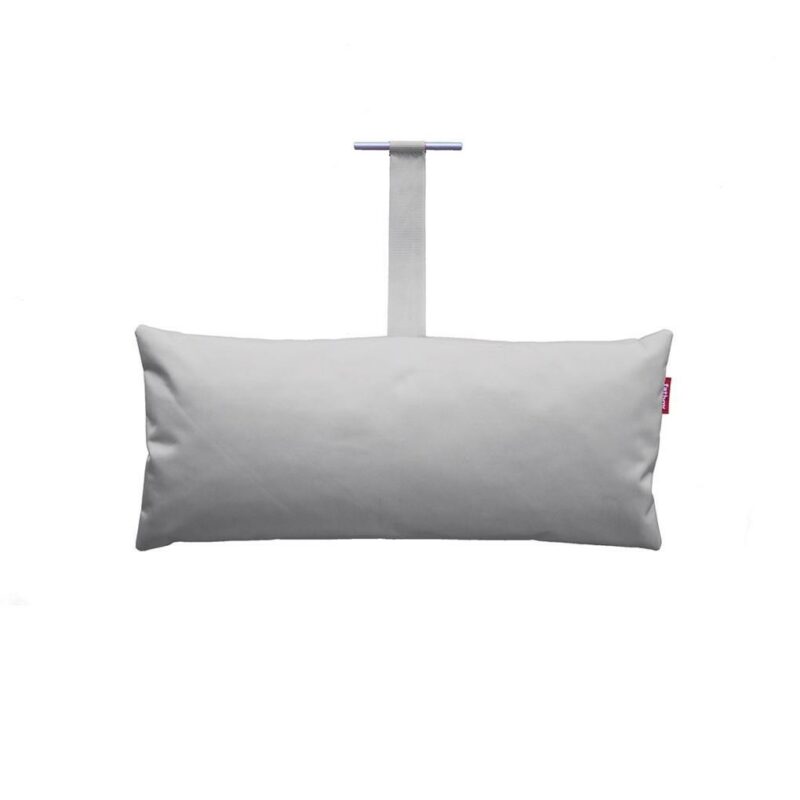 Coussin "Pillow Fatboy® Headdemock" - Nylon gris clair - Dim°. L.710 x H.310 mm