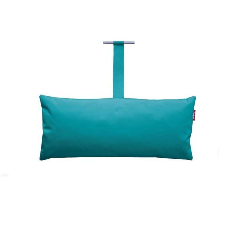 Coussin "Pillow Fatboy® Headdemock" - Nylon turquoise - Dim°. L.710 x H.310 mm
