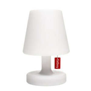 Lampe sur table blanche translucide à éclairage interne à LED "Edison The Petit" Fatboy®