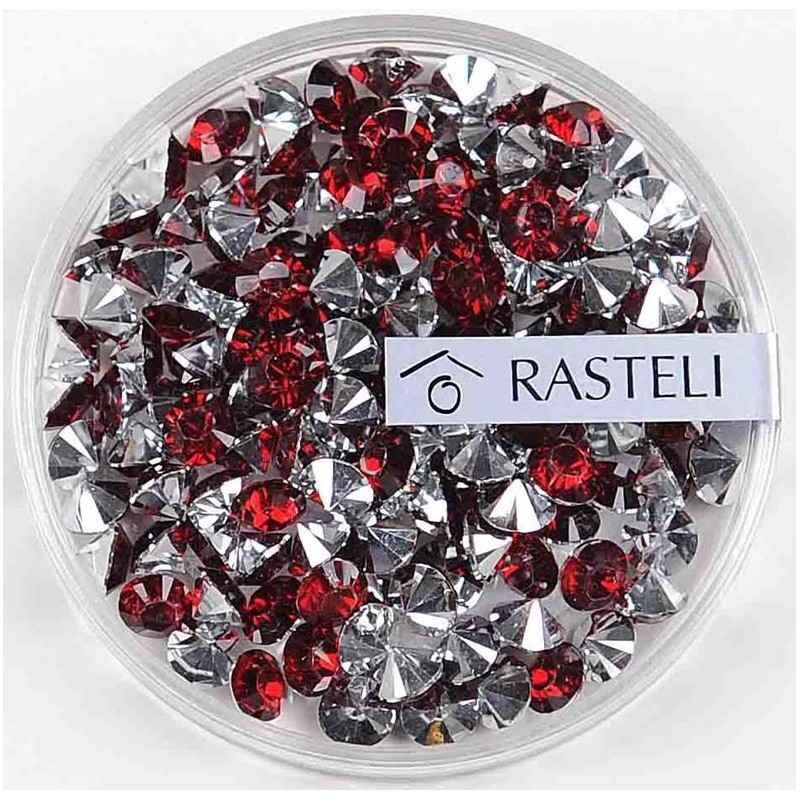 Diamants décoratifs - Cristal rouge rubis