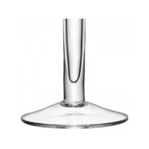 Flute à pied creux, réalisée à la main, en verre transparent de haute qualité - Vol. 225 ml