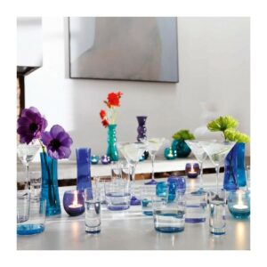 Verre-gobelet, réalisé à la main, en verre transparent, de haute qualité - Vol. 310 ml