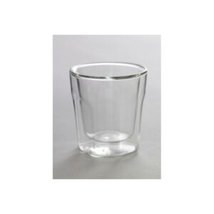 Verre à espresso, en verre transparent à double paroi