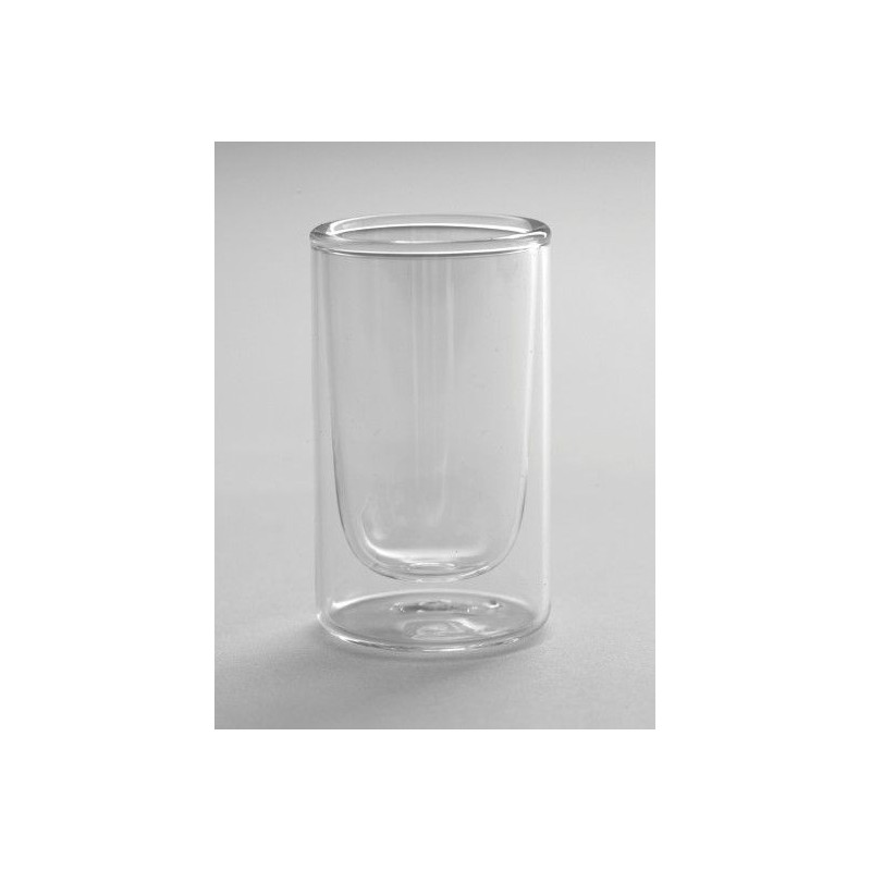 Shooter (verre à shot), à double paroi, en verre transparent - Vol. 10 ml
