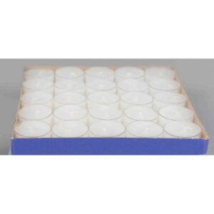 Bougie de haute qualité, pour petits bougeoirs ou lampions - Cire transparente à l'usage