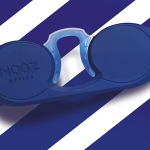 Lunettes de lecture "Rétro Chic" - Optiques ovales. Monture bleu marine. Correction : +2