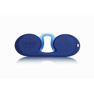 Lunettes de lecture "Rétro Chic" - Optiques ovales. Monture bleu marine. Correction : +2
