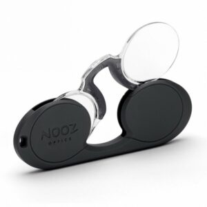 Lunettes de lecture "Rétro Chic" - Optiques ovales. Monture noire "Midnight". Correction : +3