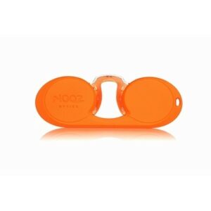 Lunettes de lecture "Rétro Chic" - Optiques ovales. Monture orange. Correction : +2