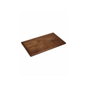 Planche à découper rectangulaire, en bois carbonisé - Taille L - Collection "Pure", inspirée par Pascale Naessens