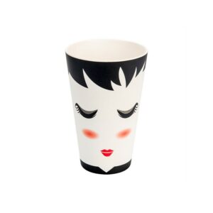 Gobelets en bambou - Motifs variés "Face" - Woodway
