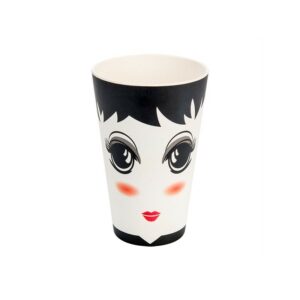 Gobelets en bambou - Motifs variés "Face" - Woodway