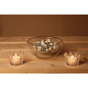 Billes en verre de tonalités variées à dominante nacrée, pour décorations personnalisées