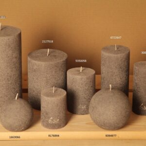 Bougie cylindrique de haute qualité - Modèle Velours par Luz Your Senses®