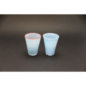 Gobelet Conique en verre opaque soufflé à la bouche - haute qualité - Vol. 300 ml