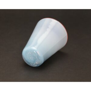 Gobelet Conique en verre opaque soufflé à la bouche - haute qualité - Vol. 300 ml