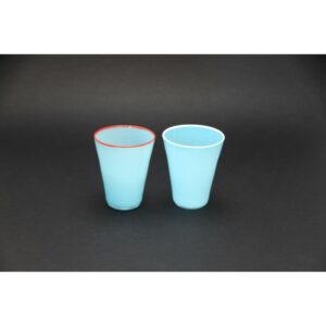 Gobelet Conique en verre opaque soufflé à la bouche - haute qualité - Vol. 300 ml