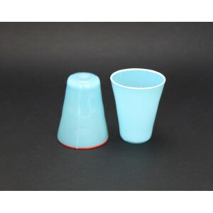 Gobelet Conique en verre opaque soufflé à la bouche - haute qualité - Vol. 300 ml