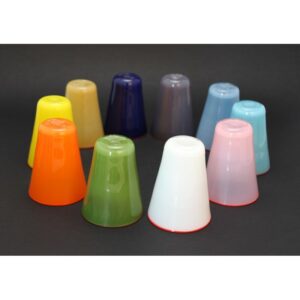 Gobelet Conique en verre opaque soufflé à la bouche - haute qualité - Vol. 300 ml