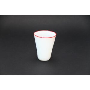 Gobelet conique en verre opaque soufflé à la bouche - Haute qualité - Vol. 300 ml