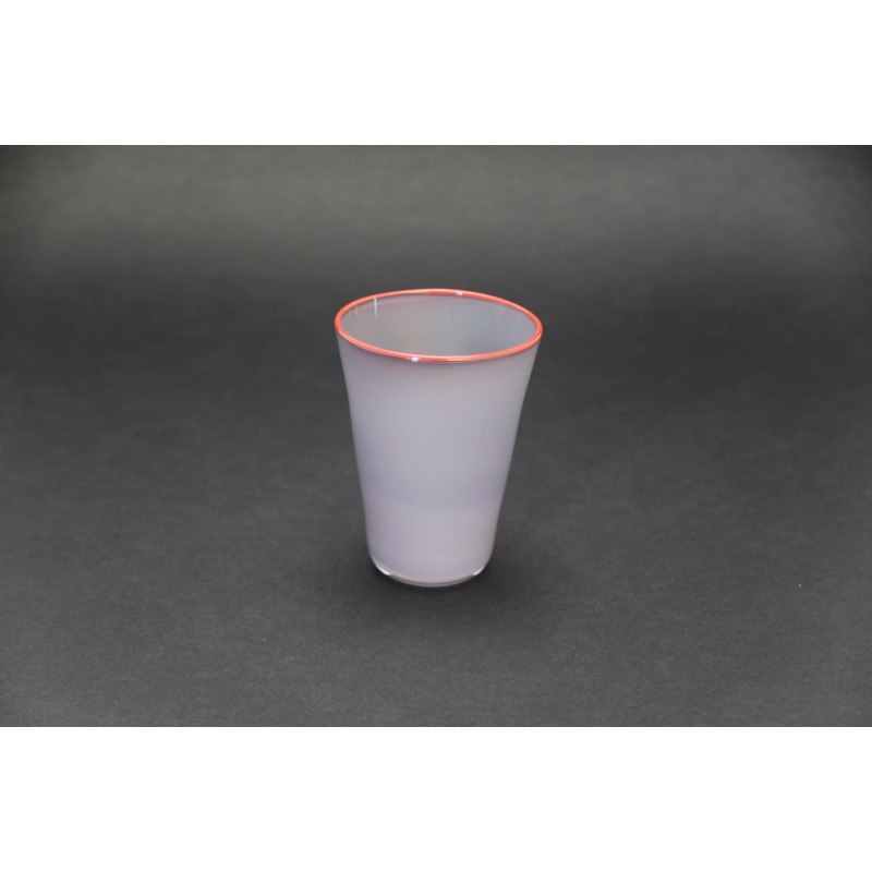 Gobelet Conique en verre opaque soufflé à la bouche - haute qualité - Vol. 300 ml