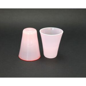 Gobelet Conique en verre opaque soufflé à la bouche - haute qualité - Vol. 300 ml