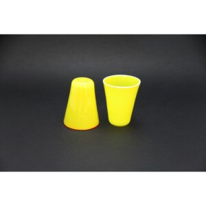 Gobelet Conique en verre opaque soufflé à la bouche - haute qualité - Vol. 300 ml