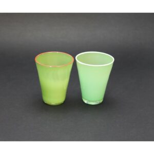 Gobelet Conique en verre opaque soufflé à la bouche - haute qualité - Vol. 300 ml