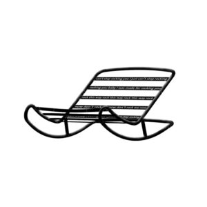 Rocking-Chair "Rock'N Roll" - Dim°.: L.126 x l.87 x H.71 cm - Fatboy®
