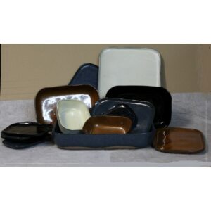Assiette extra profonde "MERCI®" N°6 - M - Ocre Brun