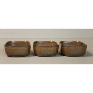 Assiette extra profonde "MERCI®" N°6 - M - Ocre Brun