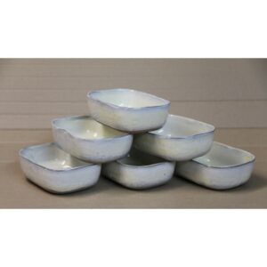 Assiette extra profonde "MERCI®" N°6 - M - Blanc cassé